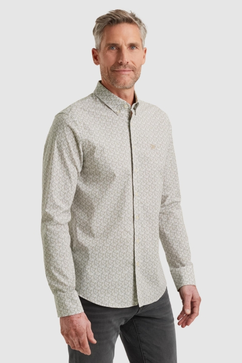 Vanguard long sleeve shirt print on poplin